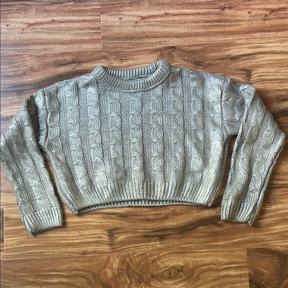 5 Zara Kids Holiday Bundle Sequined Dress Cable Knit Sweater Sparkly size 8-9 - Picture 2 of 12